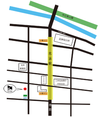 北浜上喜ビル地図