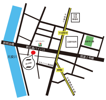 広島鷹の橋ビル 地図